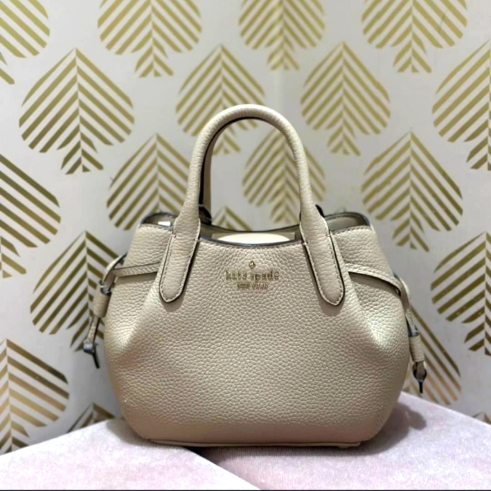 NWT Kate Spade KI859 Dumpling Mini Pebbles Leather Satchel Crossbody